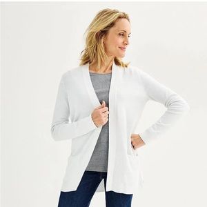 Croft and Barrow white XSP cardigan!